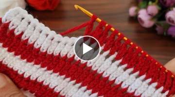 How to make super easy useful tunisian knitting