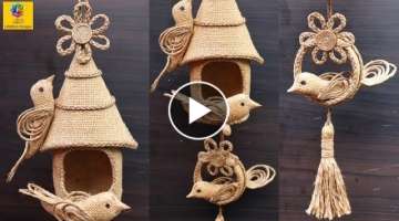 DIY Hanging Showpiece with Jute and Plastic bottle 