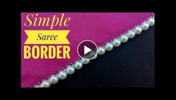 Handmade border / Simple pearl border