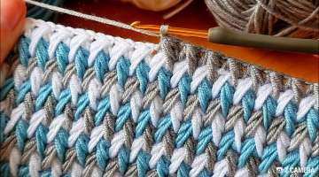 Super Easy Knitting krochet baby blanket 