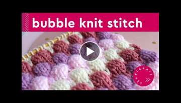 Bubble Stitch | Bobble Knitting Pattern