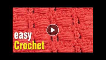 Crochet: How to Crochet Horizontal Puff Stitch Baby Blanket