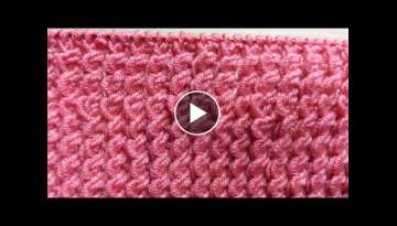 Very easy, very fast progressing magnificent two needle knitting model making
