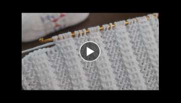 Easy Tunisian Knitting Pattern Baby Blanket 