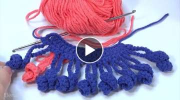 Easy Crochet Edging Idea Spirals