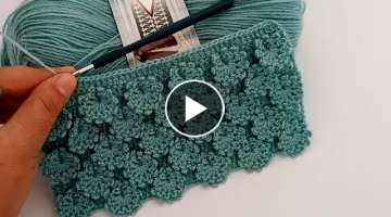 PERFECT❗very beautiful and simple crochet blanket scarf bedspread Pattern