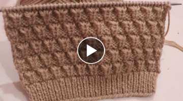 Easy knitting pattern for gents sweater/ladies sweater