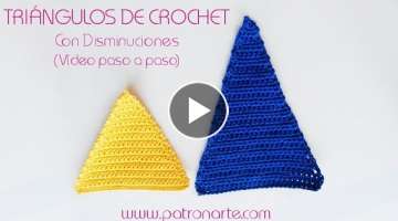 Triangulos de Crochet Parte 1