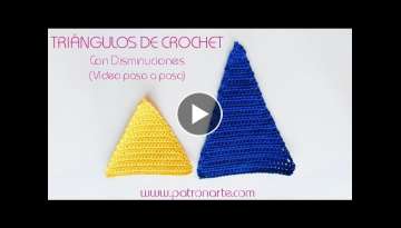 Triangulos de Crochet Parte 1