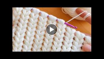 Very Easy Super Tunisian Knitting krochet baby blanket
