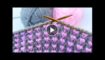 how to knit for beginners/Two knit knitting pattern/sweater/baby blanket/sweater design
