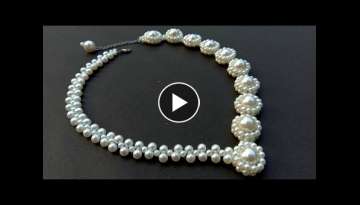 Beautiful Pearl Necklace Making