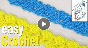 How to Crochet a Simple Puff Stitch Cord for beginners