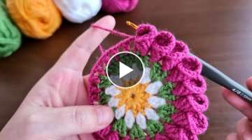Super Easy Crochet Knitting Motif Pattern