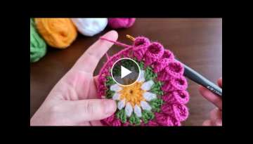 Super Easy Crochet Knitting Motif Pattern