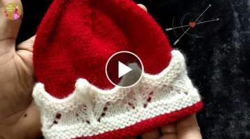 Knitting Crown Cap Full tutorial