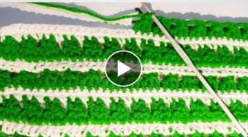 How To Make Baby Blanket || Super Easy Knitting Tunisian Baby Blanket Patterns || Top Design knit