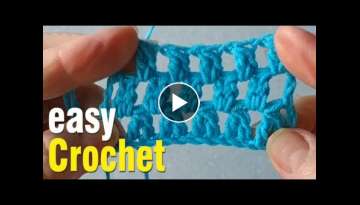 Crochet: How to Crochet a Staggered Double Crochet Pairs