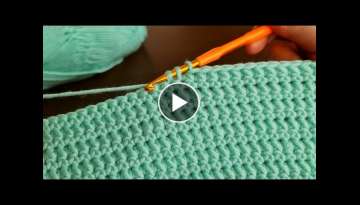 Super Easy Crochet Knitting Baby Blanket - Tığ işi çok kolay battaniye yelek şal örgü mode...
