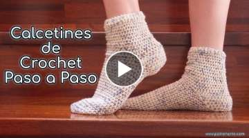 Cómo Tejer Calcetines de Crochet - Ganchillo Paso a Paso