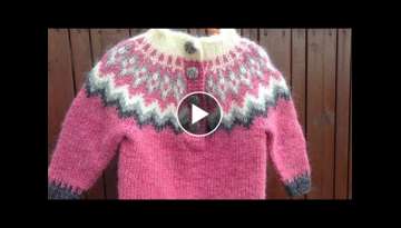 Colourful knitting Design pattern for kid's sweater/Cardigan or for any kind of knitting projects