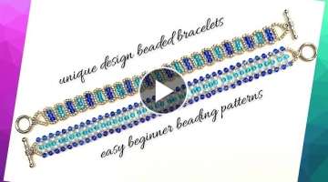 Beading tutorials. Very easy patterns for DIY beads bracelets. DIY JEWELRY