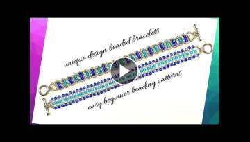 Beading tutorials. Very easy patterns for DIY beads bracelets. DIY JEWELRY