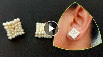 Box Stud Earrings / How To Make