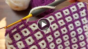 Super Easy Reversible Crochet Pattern Knitting