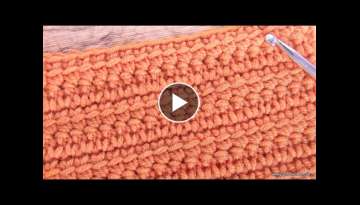 Punto Alto ESPECIAL de Crochet Tupido, Ligero y SIN AGUJEROS: Punto Alto Conectado de Crochet