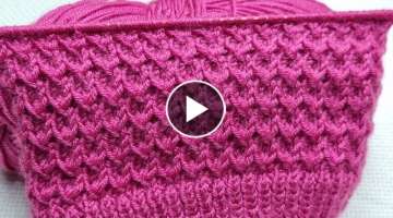 Two skewers easy knitting model is very easy knitting 