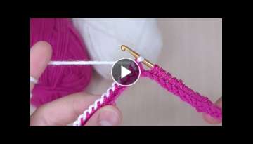 SUPER very easy Tunusian Knitting Model