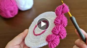 Easy Crochet Knitting Motif - Çok Kolay Gösterişli Tığ İşi Örgü Modeli