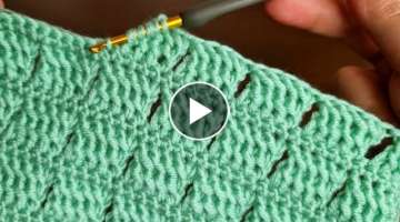 Easy Crochet Baby Blanket Knitting For Beginners... Yapımı Kolay Tığ İşi Battaniye Örgü ...