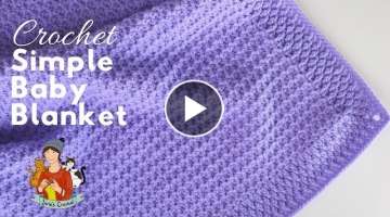 Crochet Simple And Fast Beginner Baby Blanket