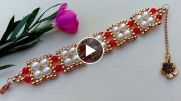 Bracelet Making How To / Pearl Wedding Bracelet