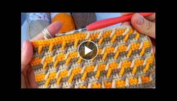 Easy Crochet Blanket pattern 