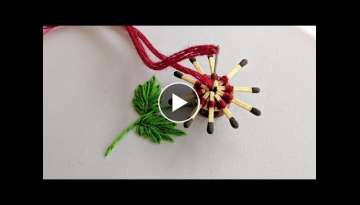 Super Easy Hand Embroidery flower design idea 2020