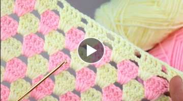 Easy crochet baby blanket pattern for beginners