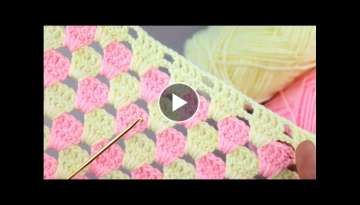 Easy crochet baby blanket pattern for beginners
