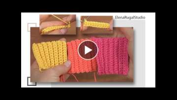EASY Crochet Pattern For Elastic HEADBAND