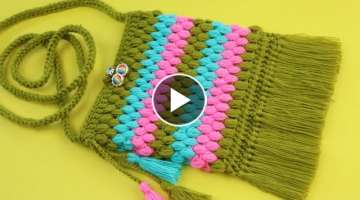sling bag crochet tutorial