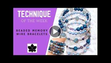 How to Make Memory Wire Bracelets DIY Easy Beading Tutorial