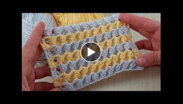 How to amazing 3D crochet pattern knitting