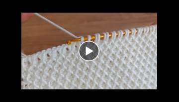 Easy Knitting Tunisian Baby Blanket