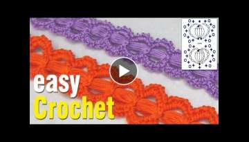 Free puff stitch cord pattern & tutorial.