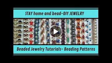 Jewelry making TUTORIALS. Jewelry simple beading patterns. Beginner beading