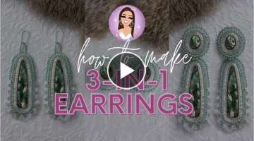 How to Make 3-in-1 Beaded Earrings | Beading Tutorial