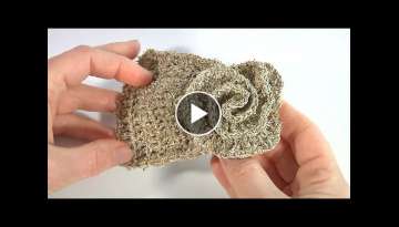 Crochet a Beautiful Package with a ROSE