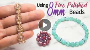 Using 8mm Beads to design gorgeous beaded jewellery - Easy Beading Tutorial